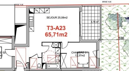 Apartment 3 rooms of 71 m² in Nîmes (30000)