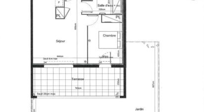 Apartment 2 rooms of 42 m² in Sauvian (34410)