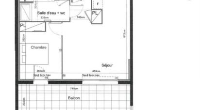 Apartment 2 rooms of 43 m² in Sauvian (34410)