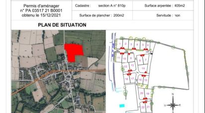 Land of 405 m² in La Baussaine (35190)