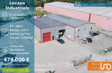 Commercial walls of 766 m² in Voujeaucourt (25420)