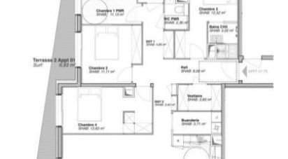 Appartement 5 pièces de 118 m² à Bonneville (74130)