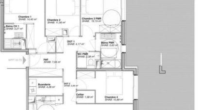 Apartment 5 rooms of 116 m² in Bonneville (74130)