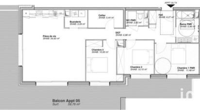 Apartment 4 rooms of 97 m² in Bonneville (74130)