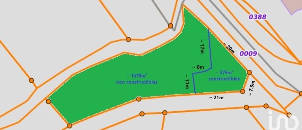 Terrain de 1 853 m² à Souain-Perthes-lès-Hurlus (51600)
