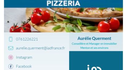 Pizzeria de 60 m² à Roquebrune-Cap-Martin (06190)