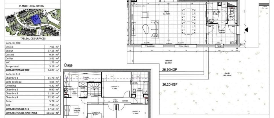 Apartment 5 rooms of 132 m² in Halluin (59250)