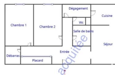 Apartment 3 rooms of 71 m² in Margny-lès-Compiègne (60280)