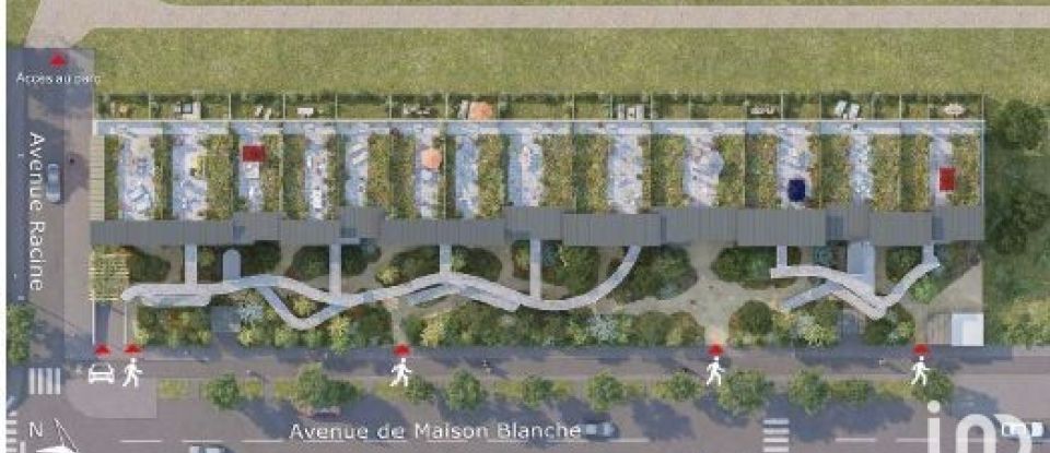 Apartment 3 rooms of 63 m² in Neuilly-sur-Marne (93330)