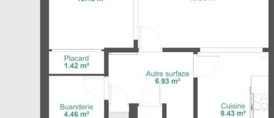 House 4 rooms of 96 m² in Toulouse (31300)