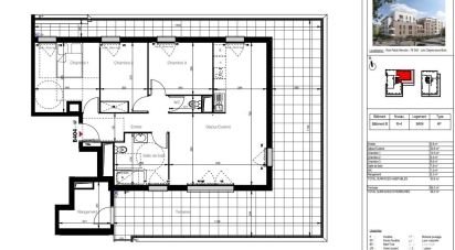 Apartment 4 rooms of 83 m² in Les Clayes-sous-Bois (78340)
