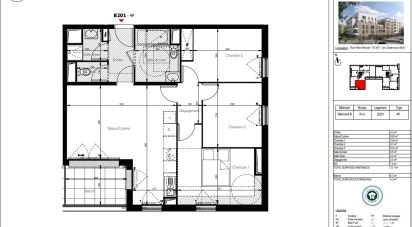 Appartement 4 pièces de 72 m² à Les Clayes-sous-Bois (78340)