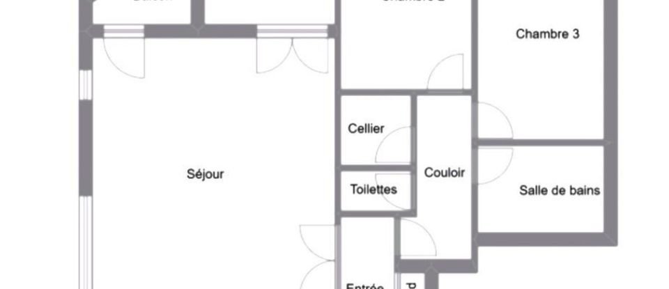 Apartment 4 rooms of 78 m² in Sannois (95110)