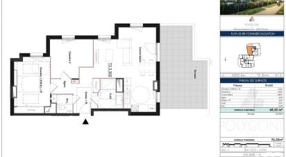 Apartment 3 rooms of 68 m² in Riorges (42153)