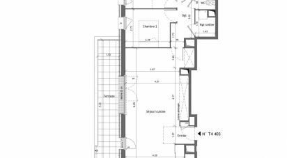 Apartment 4 rooms of 84 m² in Vernon (27200)
