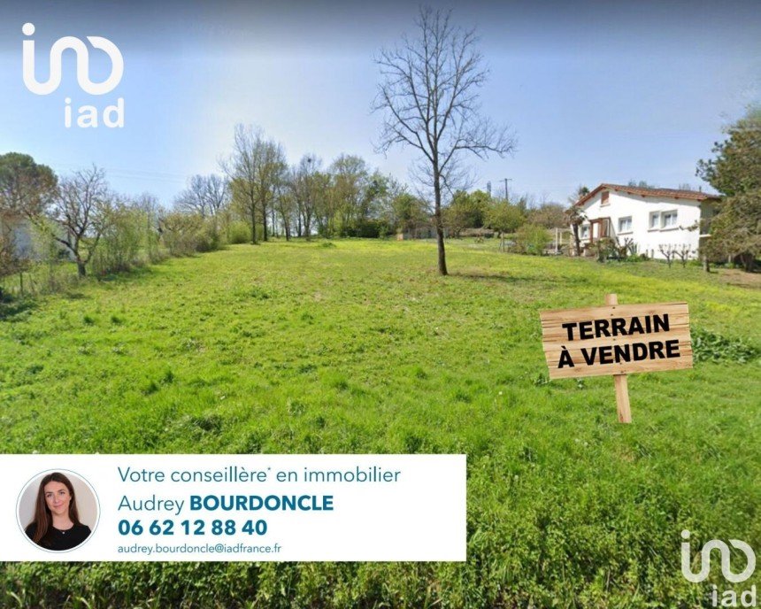 Terrain de 2 500 m² à Caussade (82300)