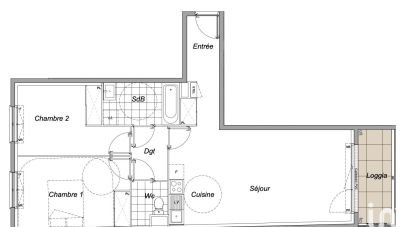 Apartment 3 rooms of 67 m² in Dammarie-les-Lys (77190)
