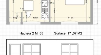 Appartement 2 pièces de 34 m² à Nantes (44000)