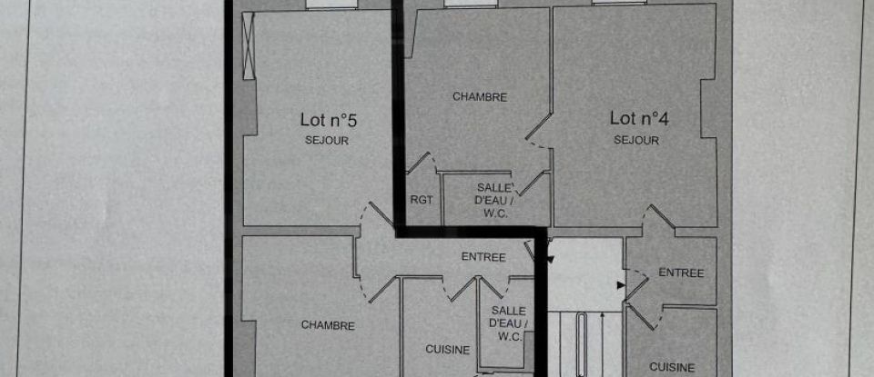 Appartement 3 pièces de 43 m² à Rouen (76100)