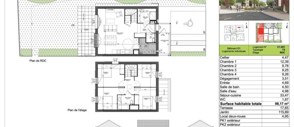 Maison 5 pièces de 98 m² à Marly-la-Ville (95670)