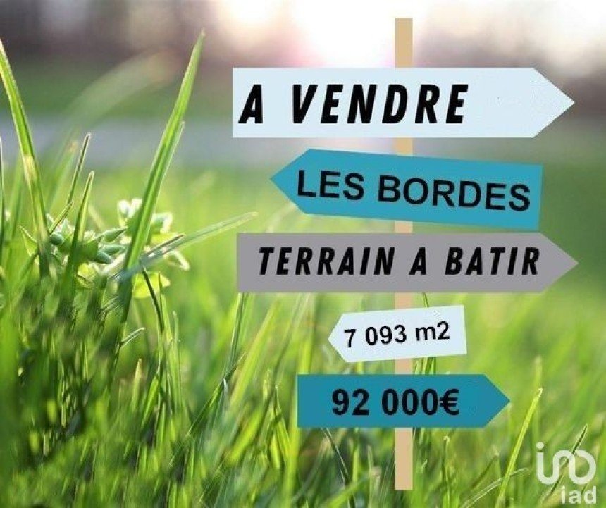 Terrain de 7 093 m² à Les Bordes (45460)