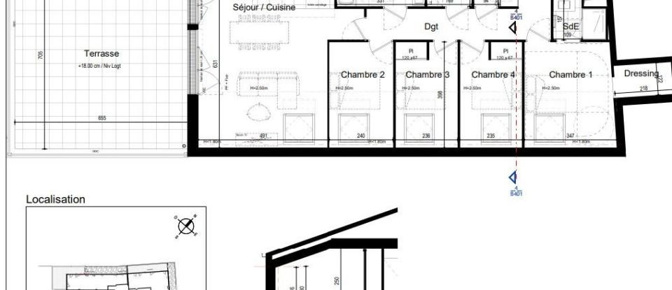 Appartement 5 pièces de 102 m² à Challans (85300)