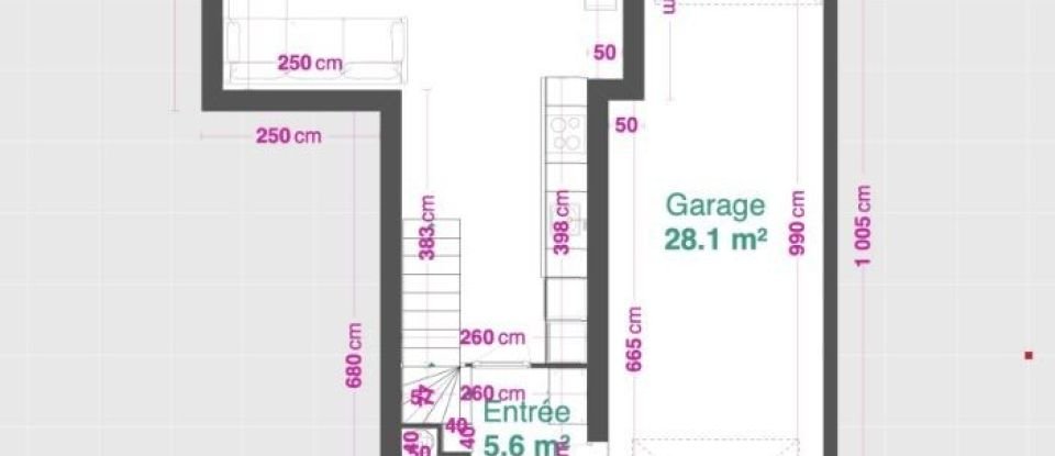 Land of 397 m² in Beuvry (62660)
