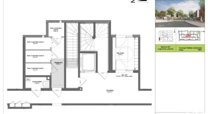 Appartement 2 pièces de 54 m² à Marly-la-Ville (95670)