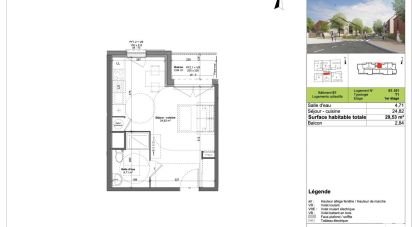 Appartement 1 pièce de 30 m² à Marly-la-Ville (95670)