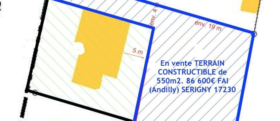 Terrain de 500 m² à - (17230)