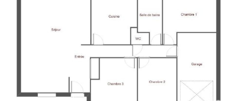 Maison 4 pièces de 89 m² à Colombier-Saugnieu (69124)