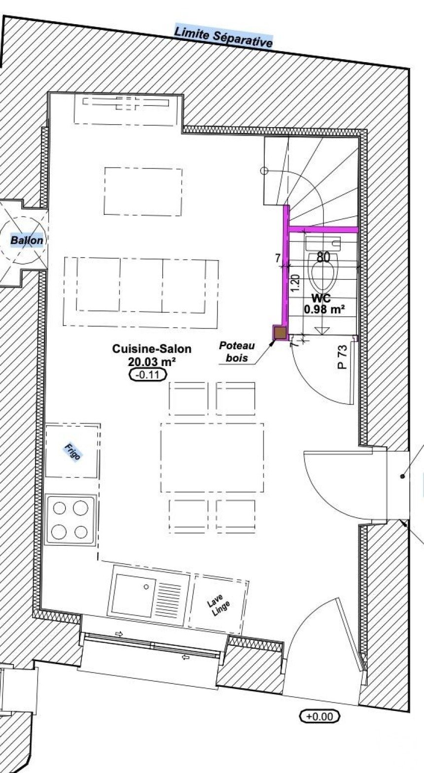 Appartement 2 pièces de 40 m² à Bouguenais (44340)