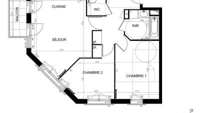 Appartement 3 pièces de 61 m² à Montfermeil (93370)