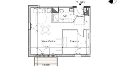 Apartment 3 rooms of 61 m² in Laval (53000)