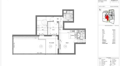 Apartment 3 rooms of 71 m² in Saint-Germain-en-Laye (78100)