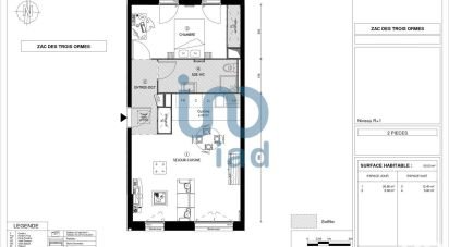 Apartment 2 rooms of 50 m² in Coupvray (77700)