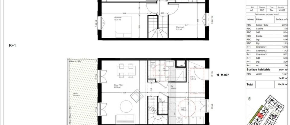 Maison 5 pièces de 104 m² à Rungis (94150)