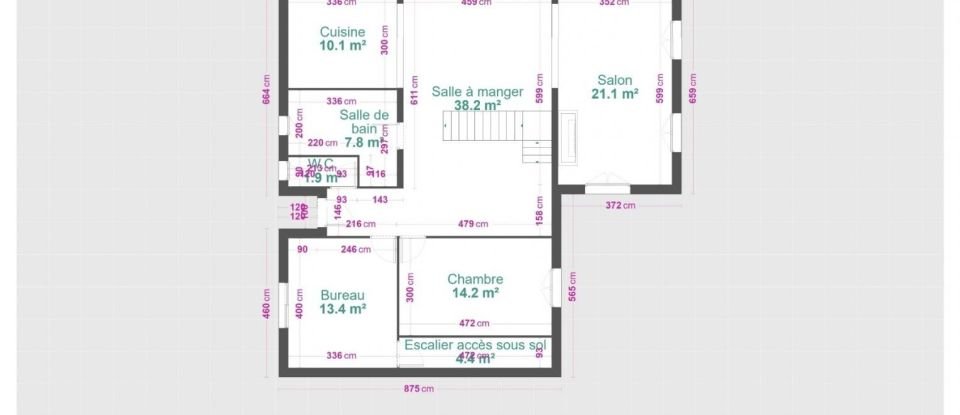 Maison 7 pièces de 158 m² à Montardon (64121)