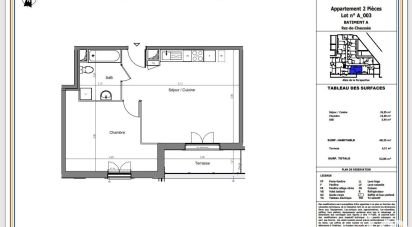 Appartement 2 pièces de 48 m² à Savigny-le-Temple (77176)