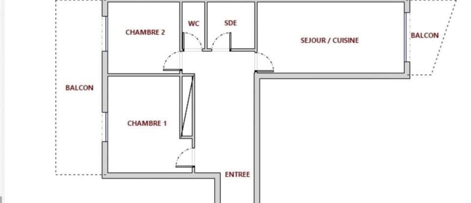 Apartment 3 rooms of 62 m² in Beaulieu-sur-Mer (06310)