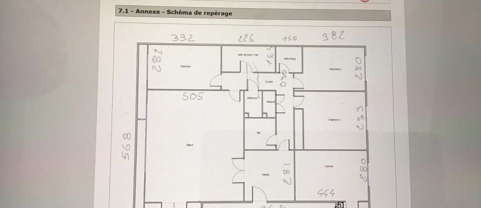 Appartement 5 pièces de 115 m² à Tours (37000)