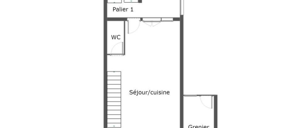 Maison de ville 3 pièces de 55 m² à Le Havre (76610)