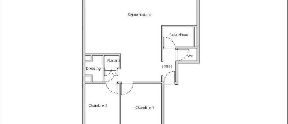 Apartment 3 rooms of 63 m² in Paris (75013)