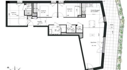Appartement 4 pièces de 88 m² à Vannes (56000)