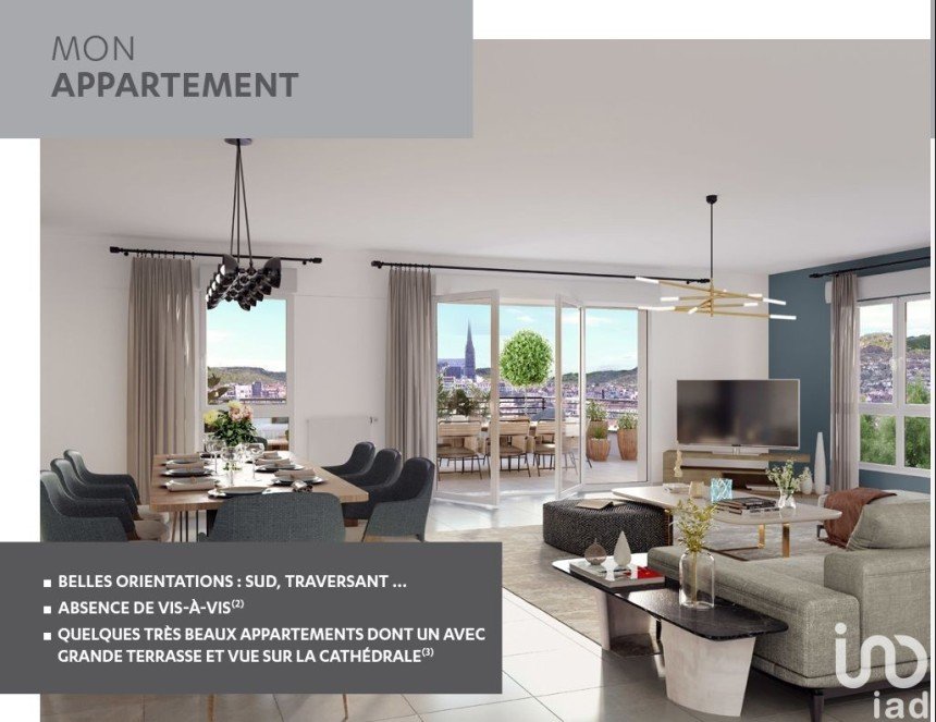 Appartement 3 pièces de 67 m² à Clermont-Ferrand (63100)