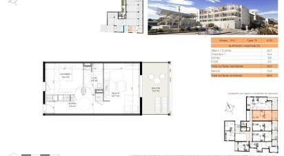 Appartement 2 pièces de 53 m² à Port-la-Nouvelle (11210)