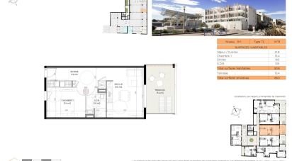 Appartement 2 pièces de 51 m² à Port-la-Nouvelle (11210)