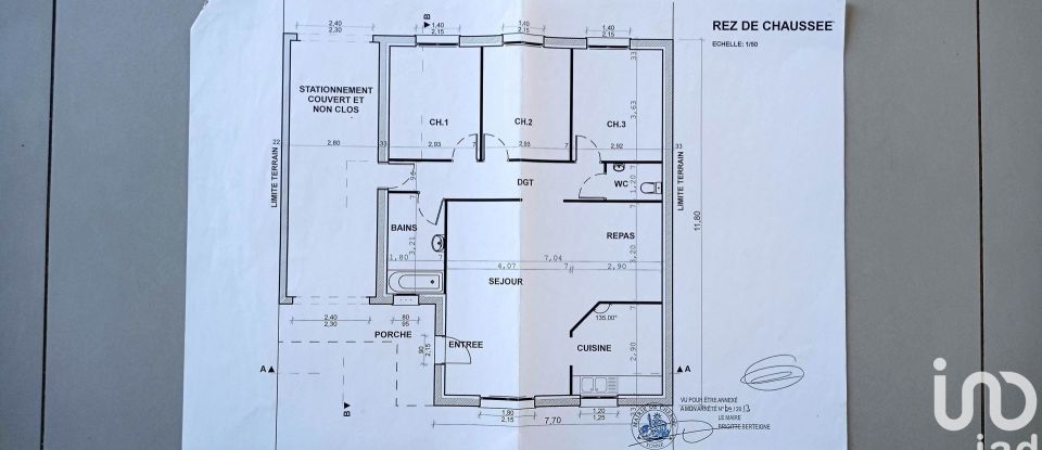 House 6 rooms of 143 m² in Chéroy (89690)
