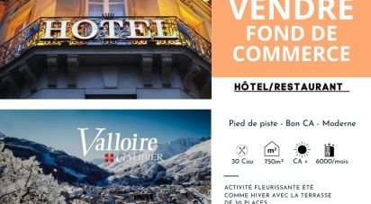 Hotel-restaurant of 750 m² in Valloire (73450)