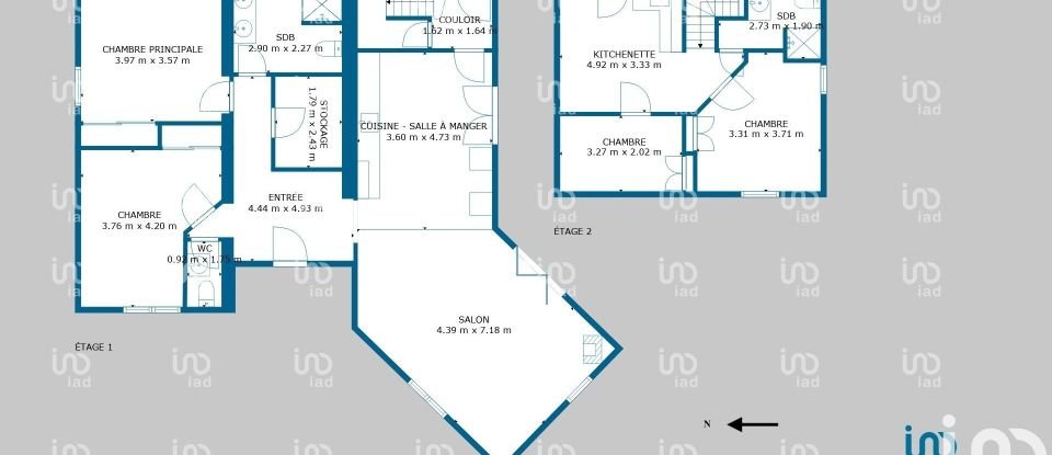 Maison 7 pièces de 140 m² à Saint-Maurice-d'Ibie (07170)